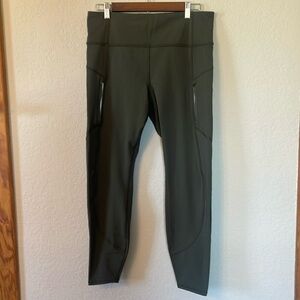 Athleta Olive Green Leggings